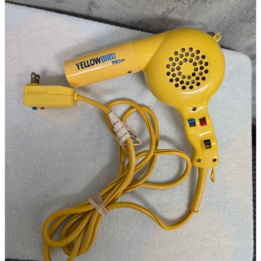 Conair Pro Yellow Bird Hair Dryer Model YB075GB 1875W Professional Blow Dryer